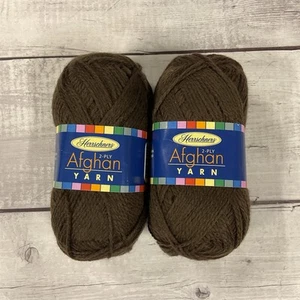 Herrschners 2-fädiges afghanisches Garn 2 Unzen fein #0024 Schokolade Menge 2 220 Yds - Bild 1 von 3