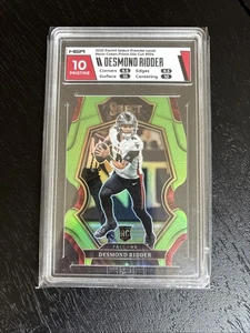 2022 Desmond Ridder Panini #104 Select Neon Green Die Cut /299 HGA 10 FALCONS - Bild 1 von 2