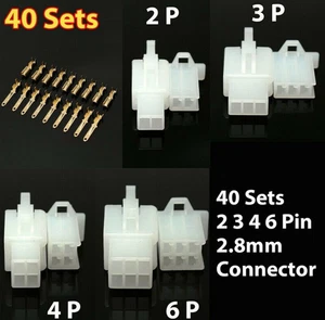 380x Steckverbinder Sortiment KFZ Stecker 2-6 Polig Auto Buchse Set 1,0-2,5 mm² - Bild 1 von 1
