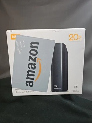 Western Digital 20TB WD Elements Desktop External Hard Drive-WDBWLG0200HBK-NESN - Image 1 of 4