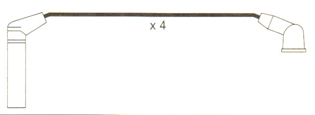 Hyundai Getz 1.1 Inj. Formula Power Original 10mm Rennen Leistung Kabel Satz - Bild 1 von 1