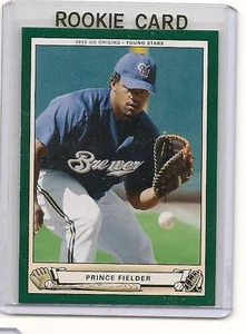 Tarjeta de novato Prince Fielder 2005 05 Young Stars UD Origins #265 - Imagen 1 de 1