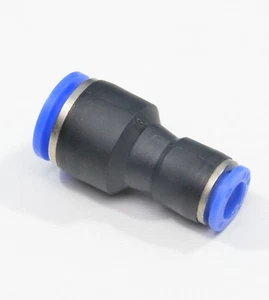 Reducer 12 mm - 10 mm OD Straight Push In to Connect Union Fitting Air Pneumatic - Picture 1 of 6