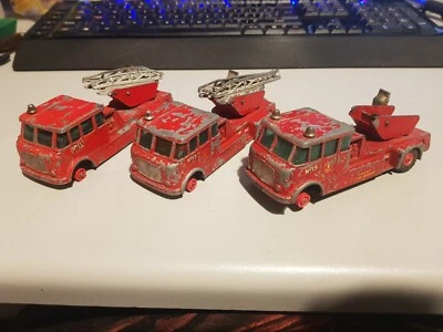 MATCHBOX KING SIZE NO.15 MERRYWEATHER FIRE ENGINE DIECAST SPARES REPAIRS BUNDLE - Image 1 of 4