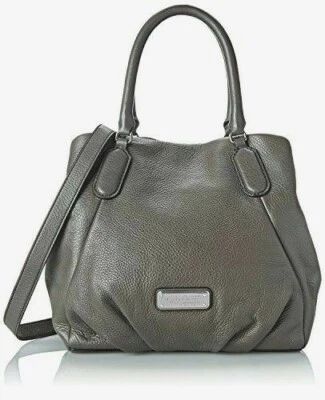 🌞BOLSO DE HOMBRO MARC JACOBS NUEVO Q FRAN ALUMINIO GRIS CUERO ITALIANO🌺¡NUEVO CON ETIQUETAS! Foto 1 de 4
