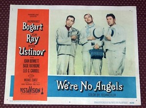 Humphrey Bogart Lobby Card We're No Angels 1955 Original Michael Curtiz 