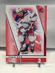 2022-23 SP Authentic Limited Red Adam Fox #61 New York Rangers - Picture 1 of 2