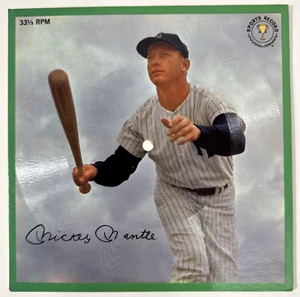 Mickey Mantle 1962 1964 Auravision 33 1/3 Columbia Records Baseball Sports Card - Picture 1 of 15