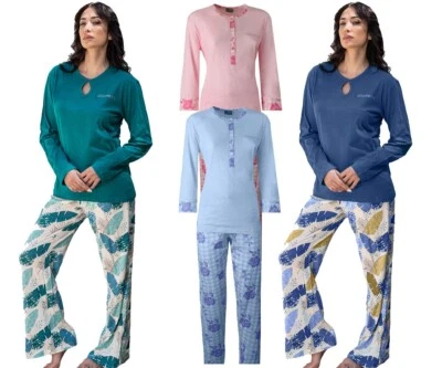 Pigiama da Donna Lungo / Corto in Jersey 100% Cotone Coconuda Limited Edition