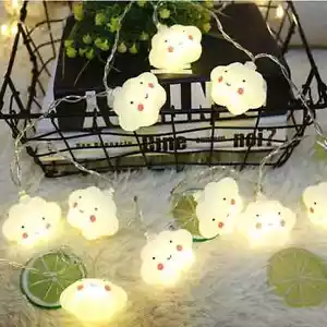 Smiling Cloud Led String Lights - 10 Feet 10 Led Fairy Lights Indoor $ outdoor - Picture 1 of 5