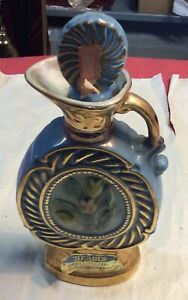 VTG 1973 JIM BEAM DECANTER 175 Month Old WHISKEY COLLECTOR FLORAL #145.