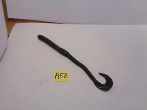 Gusano de cola rizada a granel de 5 1/2", negro, 25 unidades (Nuevo Otro) - Imagen 1 de 7