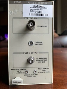 TESTED - Tektronix PG509 Precision 50KHz 25V Pulse Generator Plugin TM500 TM5000 - Picture 1 of 7