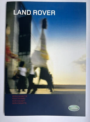 Land Rover Serviceheft Wartungsheft - Bild 1 von 3