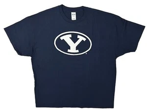 Gildan NCAA BYU Cougars Logo Blue Short Sleeve Shirt Size XL￼ - Picture 1 of 3
