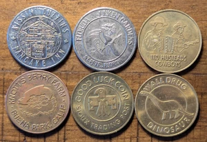 California Florida Nebraska South Dakota Good Luck Coin Token Lot of 6 - Picture 1 of 4