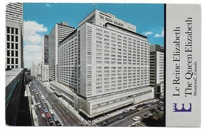 Postcard Montréal Canada, The Queen Elizabeth, Hilton Hotel, circa 1983 — D23 - Picture 1 of 2