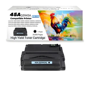 45A Q5945A Compatible Toner Cartridge for HP45 A LaserJet 4200 4300 4250 4350 - Picture 1 of 8