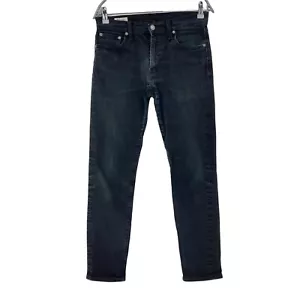 Levi's Premium 512 Black Stretch Slim Tapered Fit Jeans Size W29 L28 - Picture 1 of 12