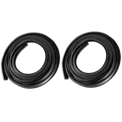 For 73-79 Ford F100 F150 F250 F350 Rubber Door Seals Weatherstrip Pair Set Truck - Image 1 of 4