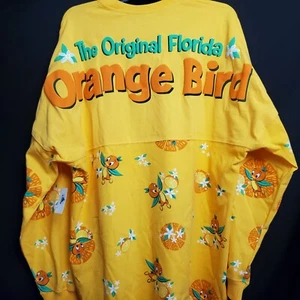 Camiseta deportiva EPCOT MEDIANA Disney Park 2022 jardín de flores festival pájaro naranja espíritu - Imagen 1 de 5