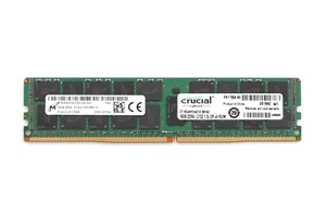 Micron 16GB 2Rx4 PC4-2133P ECC REG Server Memory P/N: MTA36ASF2G72PZ-2G1A2II - Afbeelding 1 van 3