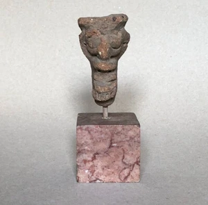 Tête funéraire Koma - Ghana - Afrique de l'ouest — sculpure terre cuite montée. - Foto 1 di 13