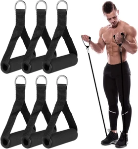 Maniglie a Fascia Di Resistenza, 6 Pezzi Fitness Di Esercizi Maniglie in Nylon E - Foto 1 di 12