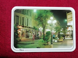 Magnifique carte postale - Nice - La Nuit - La Rue Piétonne - Photo Chassagne - Imagen 1 de 2