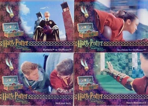 HARRY POTTER AND THE SORCERERS STONE 2005 BOX TOPPER INSERT CARD SET BT1 - BT4 - Picture 1 of 2