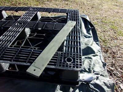 ONE...MILITARY SURPLUS 2 MAN HMMWV M998  TROOP SEAT REPLACEMENT BOARD - US ARMY - Image 1 of 4