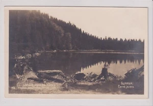 AK Zelezna Ruda, Cerne jezero, Schwarzer See, Sumava, 1924 Foto-AK - Imagen 1 de 2