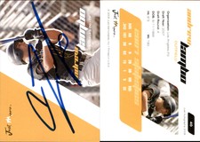 Andrew Lambo Signed 2008 Just Autographs #40 Card Los Angeles Dodgers Auto AU