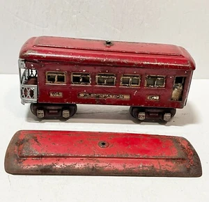 Prewar Lionel Tinplate O Gauge 604 Observation Passenger Car - Picture 1 of 14