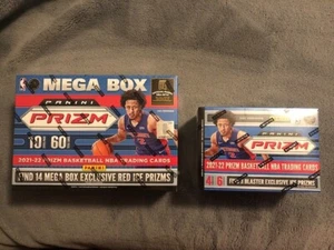 2021-22 Prizm Basketball NBA 1 Mega & 1 Blaster Box, Discount 2+ - Picture 1 of 2