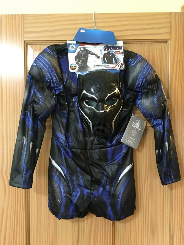 NWT Disney Store Marvel Black Panther Costume 5/6,7/8 Boys - Image 1 of 1