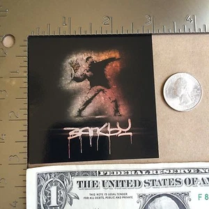 BANKSY Love Is In The Air Rioter Flowers Sticker Street Art - Picture 1 of 3