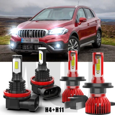 For Suzuki S-Cross 2015-2019 LED Headlight Bulb High Low Beam Fog Light white - Imagem 1 de 4