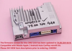 Mazda 6 GJ GL Series CMU Unit OEM Apple Android Carplay Compatible 74.00.324 4AN - Foto 1 di 5