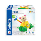 Selecta Toy Tinka Pulling Cat Push Toy Toddler Play Wood 12Cm