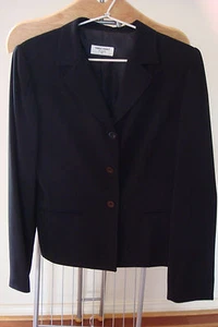 Women's Table Eight Long-sleeve Black Jacket Size 12 - Picture 1 of 2