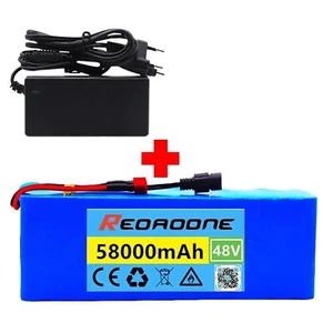 Batería Scooter Bicicleta Eléctrica 48V 58Ah Litio 58000mAh/1000w Alta Capacidad + 1 Cargador - Imagen 1 de 15