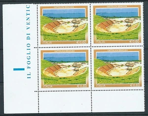 2007 ITALIA CATTOLICA ERACLEA QUARTINA VARIETà MANCANZA COLORE NERO MNH ** - 3 - Picture 1 of 1
