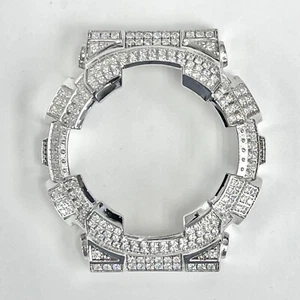 G-Shock GD-100 Stainless Steel Case Polish w/ White Simulated Diamond Stones - Picture 1 of 6