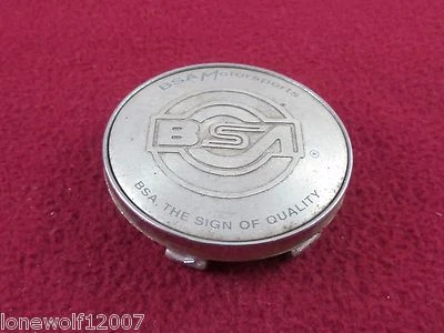 Tapa central de rueda personalizada plateada BSA Motorsports Wheels # 211 (1) Foto 1 de 3