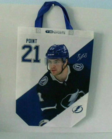 Tampa Bay Lightning Brayden Point Player Tyvek Tote Bag - Brand New Never Used Cover