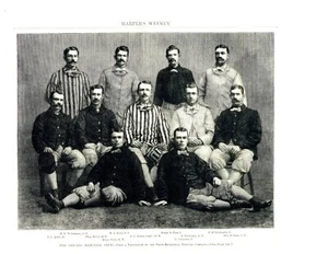 1876 CHICAGO MEDIAS BLANCAS SOX ANSON KELLY 8X10 FOTO EQUIPO BÉISBOL CORTE - Imagen 1 de 1