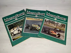 MotorSport Magazine 1968 Vintage automobile car mags Motor Sport Collectible - Picture 1 of 2