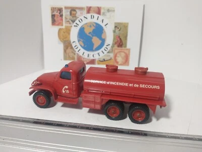 PMPB5-0212 Camion Sapeurs Pompieri Solido GMC Servizio Incendio Citerna 1/50 - Immagine 1 di 2