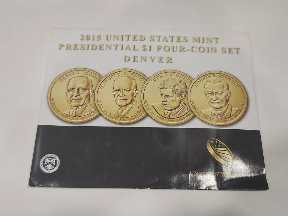 2015-D U.S. Mint Presidential $1 Four-Coin Set - Image 1 of 1